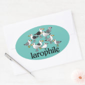Sticker Ovale Larophile (Enveloppe)