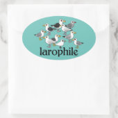 Sticker Ovale Larophile (Sac)