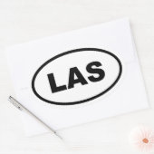 Sticker Ovale LAS Las Vegas (Enveloppe)