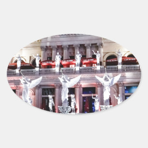 Sticker Ovale Las Vegas Caesars Palace Forum Architecture Nevada