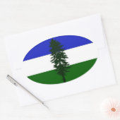 Sticker Ovale L'autocollant Doug (Enveloppe)