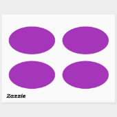 Sticker ovale lavande (Feuille)