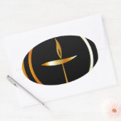 Sticker Ovale Le Chalice flamboyant (Enveloppe)