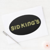 Sticker Ovale le club de sid king (Enveloppe)