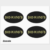 Sticker Ovale le club de sid king (Feuille)