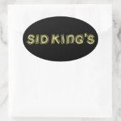Sticker Ovale le club de sid king (Sac)