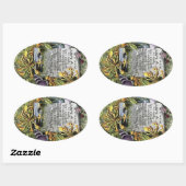 Sticker Ovale Le Fruit De L'Esprit (Feuille)