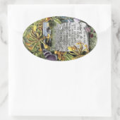 Sticker Ovale Le Fruit De L'Esprit (Sac)