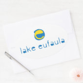 Sticker Ovale Le lac Eufaula (Enveloppe)