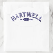 Sticker Ovale Le lac Hartwell (Sac)