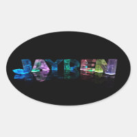 Le nom Jayden en lumières 3D (photo)