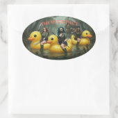 STICKER OVALE LE PACTE DU CANARD (Sac)