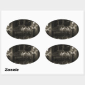 Sticker Ovale Le Palais Garnier Paris (Feuille)