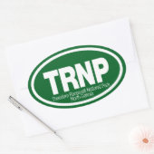 Sticker Ovale Le Parc national de Theodore Roosevelt (Enveloppe)