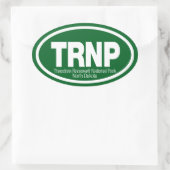 Sticker Ovale Le Parc national de Theodore Roosevelt (Sac)