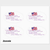 Sticker Ovale Le serment d'allégeance - 1892 (Feuille)