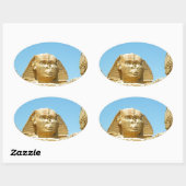 Sticker Ovale Le sphinx (Feuille)