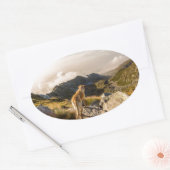 Sticker Ovale Le voyage (Enveloppe)