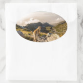 Sticker Ovale Le voyage (Sac)