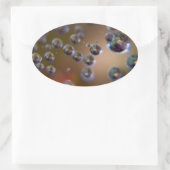 Sticker Ovale L'eau en mouvement (Sac)