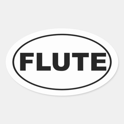 Sticker Ovale Lecteur de flux (Devant)