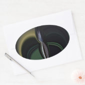 Sticker Ovale L'embellie d'Aurora : le kaléidoscope cosmique (Enveloppe)