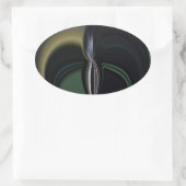 Sticker Ovale L'embellie d'Aurora : le kaléidoscope cosmique (Sac)