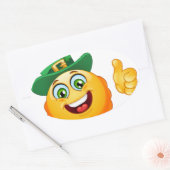 Sticker Ovale leprechaun emoji (Enveloppe)
