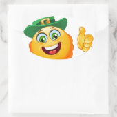 Sticker Ovale leprechaun emoji (Sac)