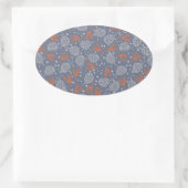 Sticker Ovale Les Boughs et les Pine (Sac)