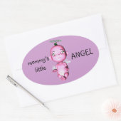 STICKER OVALE LES PETITS BÂTIMENTS DE MOMMY (Enveloppe)