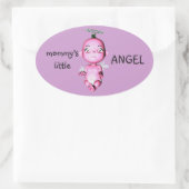 STICKER OVALE LES PETITS BÂTIMENTS DE MOMMY (Sac)