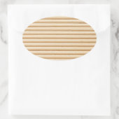 Sticker Ovale Les strippes de Wood (Sac)