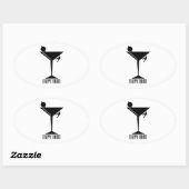 Sticker Ovale L'Escalade Est Mon Heureuse Heure