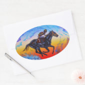 Sticker Ovale Lésion de gloire (Enveloppe)