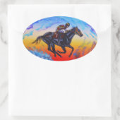 Sticker Ovale Lésion de gloire (Sac)