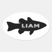 Sticker Ovale Liam (Devant)