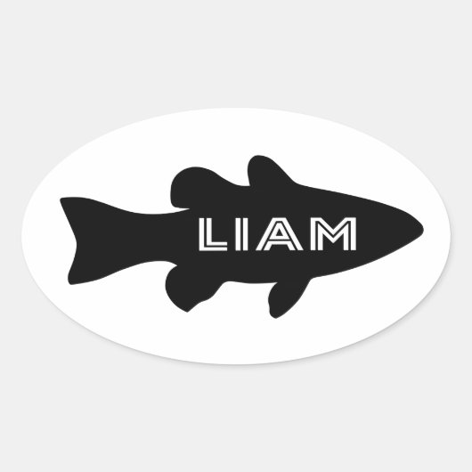 Sticker Ovale Liam (Devant)