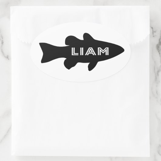 Sticker Ovale Liam (Sac)