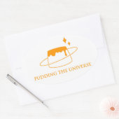 Sticker Ovale Libérer l'univers (Enveloppe)