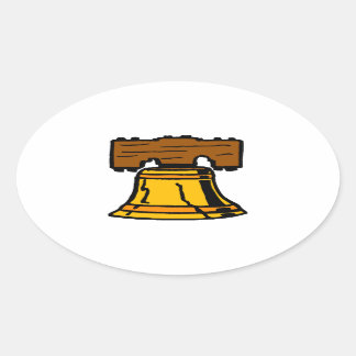 Sticker Ovale Liberty Bell