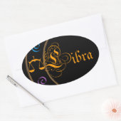 Sticker Ovale Libra (Enveloppe)