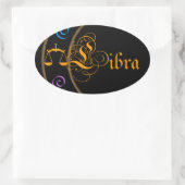 Sticker Ovale Libra (Sac)