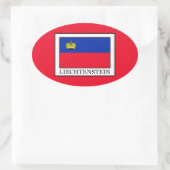 Sticker Ovale Liechtenstein (Sac)