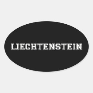 Sticker Ovale Liechtenstein
