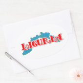 Sticker Ovale Ligurie (Enveloppe)