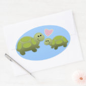 Sticker Ovale Lil Turtle (Enveloppe)