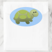 Sticker Ovale Lil Turtle (Sac)
