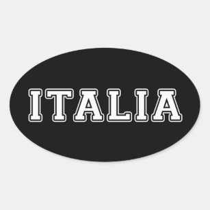 Sticker Ovale L'Italie