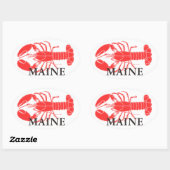 STICKER OVALE LOBSTER ! ! ! (Feuille)